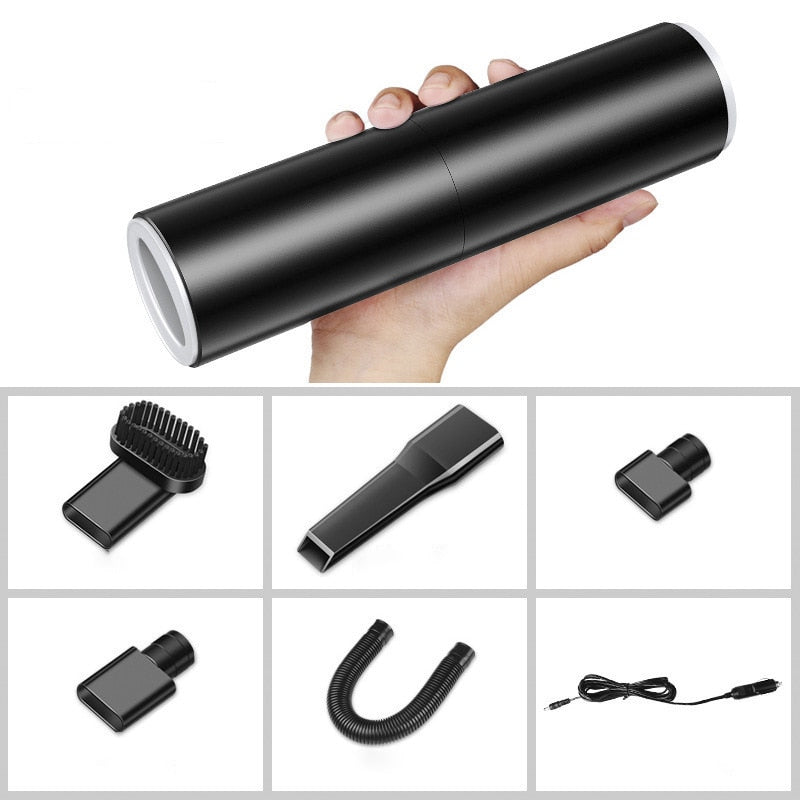 Aspiradora Portátil 7000Pa 120W Húmedo y Seco para Coche y Hogar