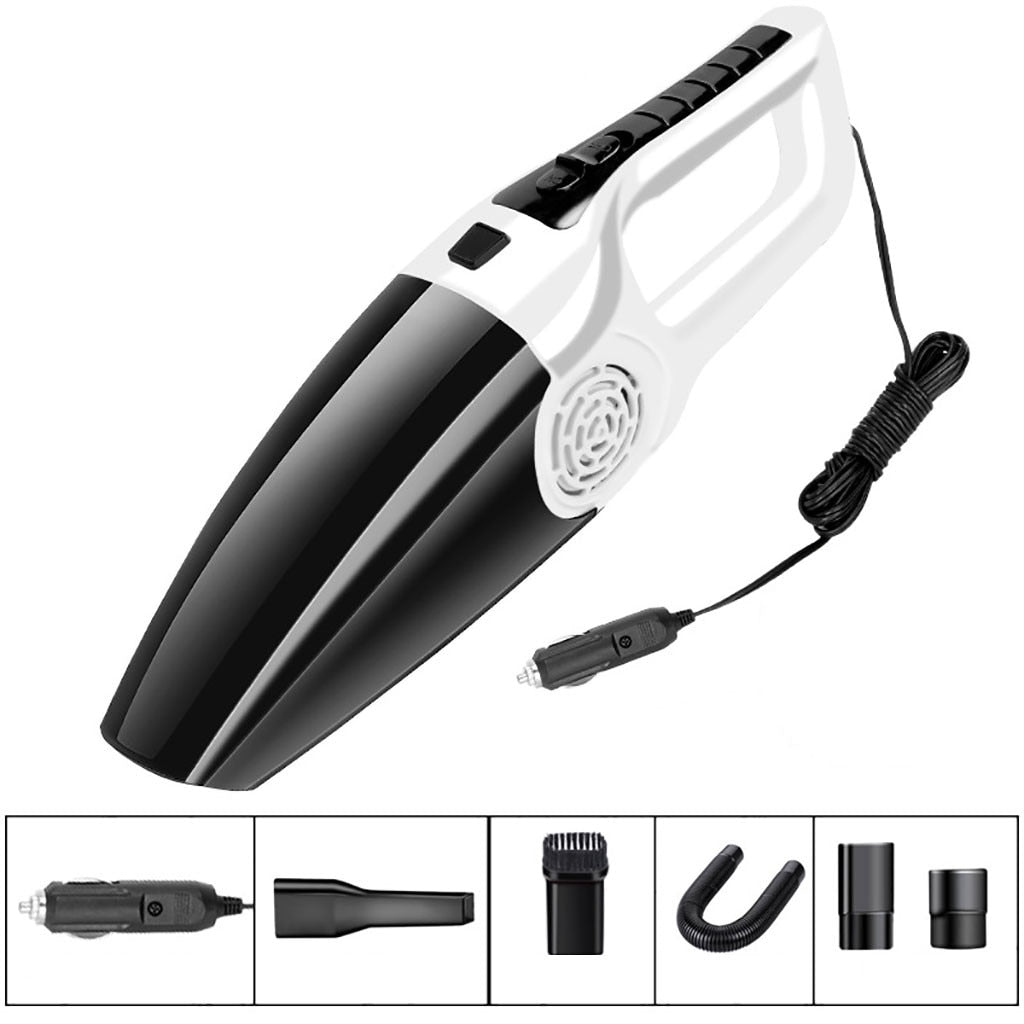 Aspiradora para Coche 12V 120W | Uso Húmedo y Seco con Filtro Extra